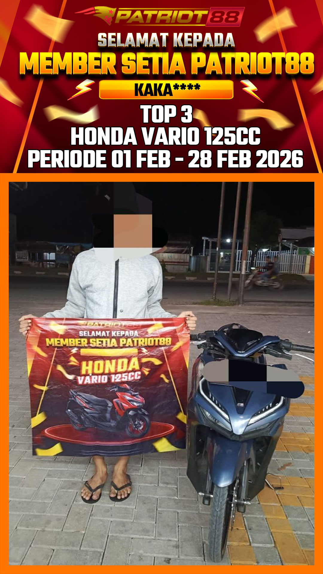 Bukti HONDA VARIO 125CC