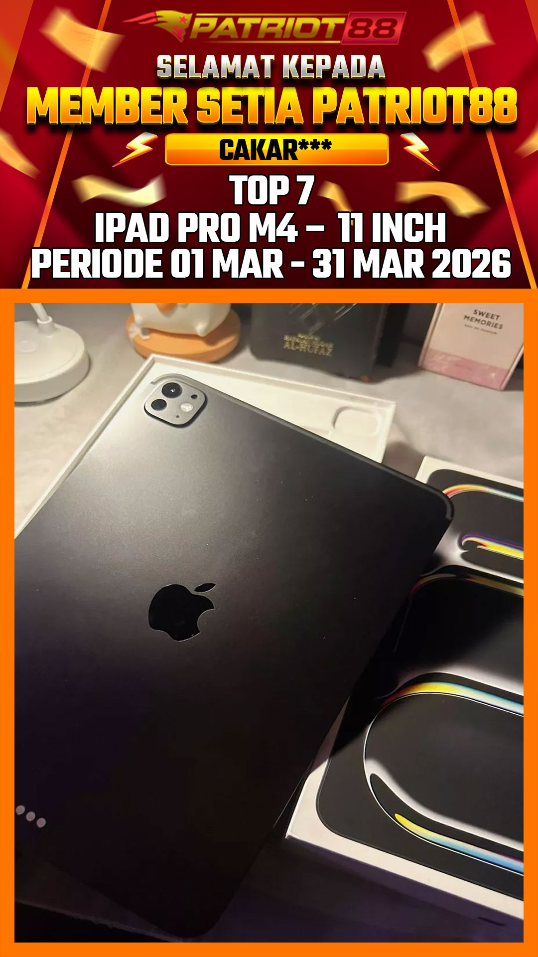 Bukti IPAD PRO M4 – 11 INCH
